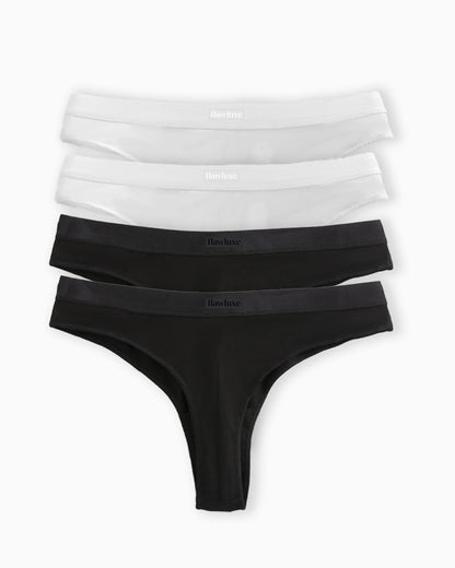 Cotton Comfort Thongs (4-pack)