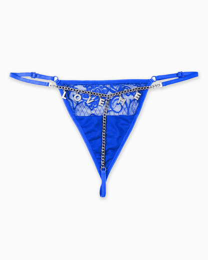 Seductive Chain Name Thong